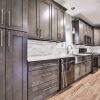 Dark Grey shaker kitchen cabinets from CCC Cabinets, wholesale supplier in Chicago