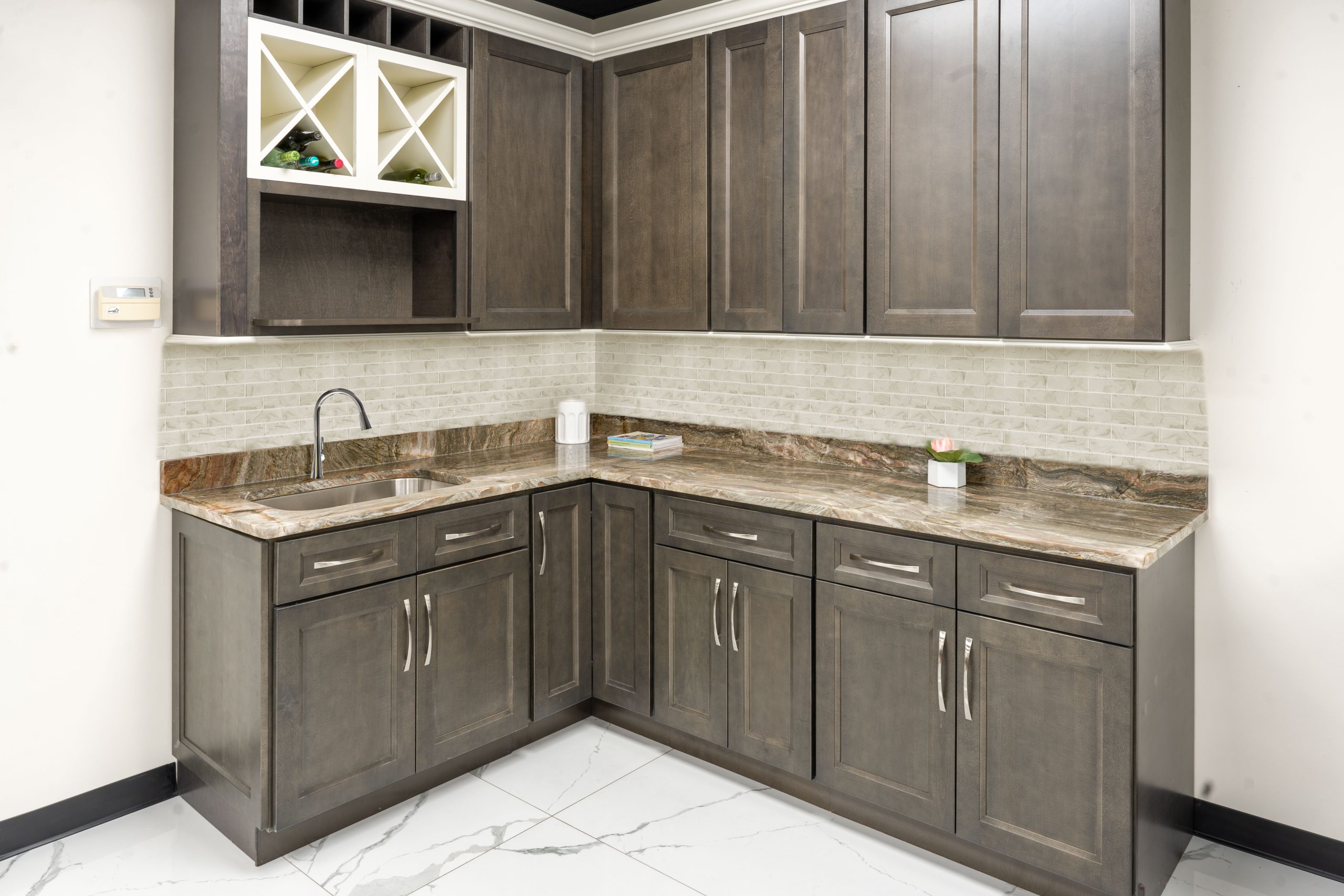 Millennium Grey kitchen cabinets from CCC Cabinets, wholesale supplier in Chicago