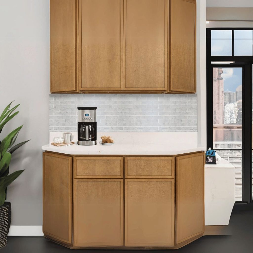 Mini Shaker Cappuccino kitchen cabinets by CCC Cabinets